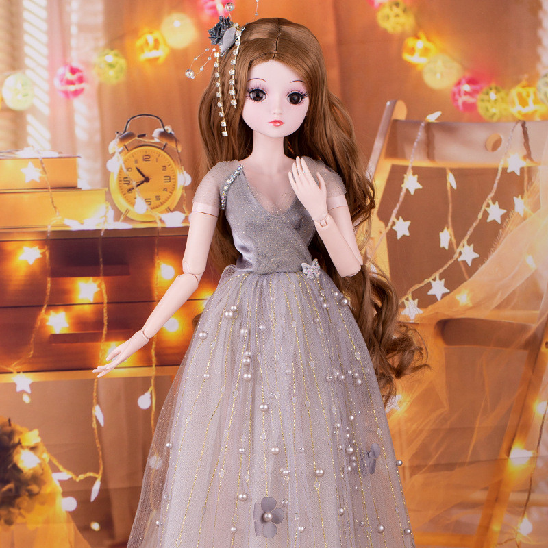 60 Cm Hinged Doll 1/3 Bjd 60Cm Bjd Female Wedding Dolls Dress Up Princess Doll Large Toys Princess