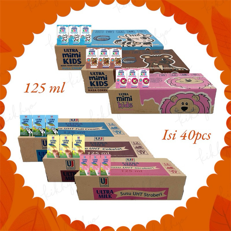 

Susu ULTRA Mimi Kids Fresh Milk UHT 125 ml x 1 Karton isi 40 pcs