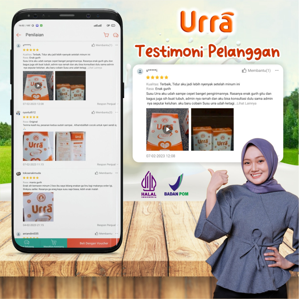 

Susu Urra Susu Kambing Saanen Penambah Berat Badan dan Nafsu Makan Anak - 2 Box