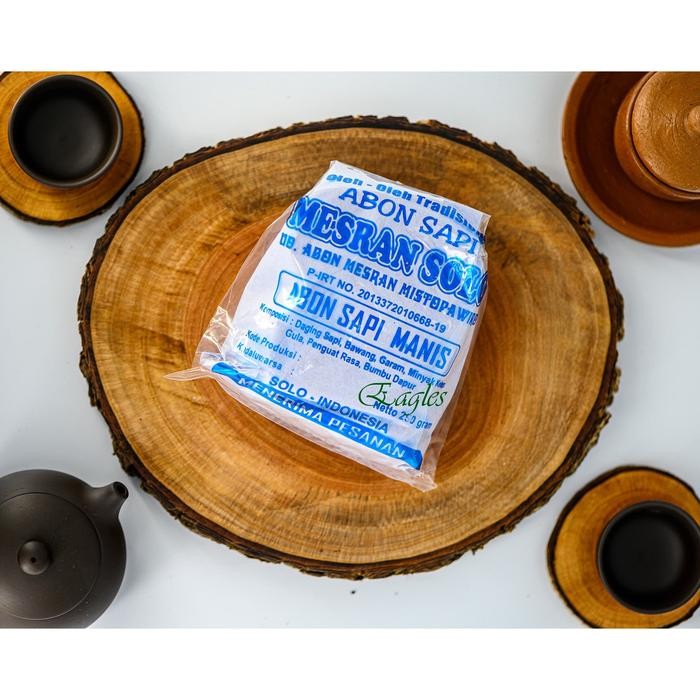 

YOUBBYSHOP ABON SAPI MESRAN MANIS 250GR OLEH TRADISIONAL KHAS SOLO ENAK GURIH