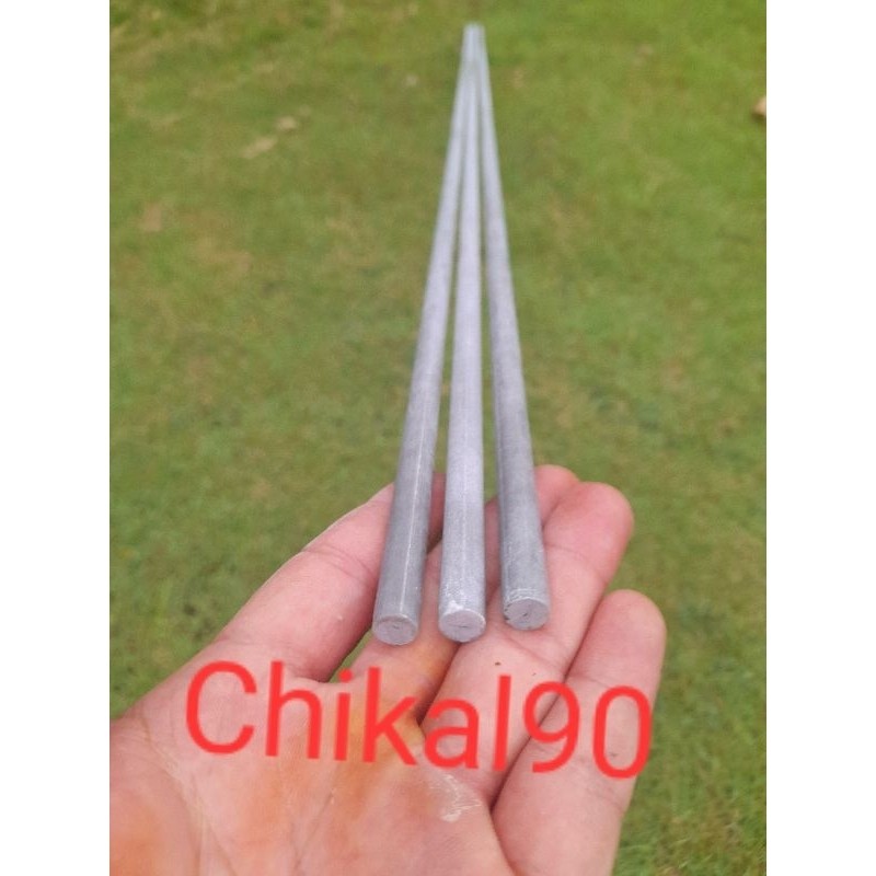 Bahan Fiber Solid Bahan Anco Branjang Diameter 8mm Panjang 150cm
