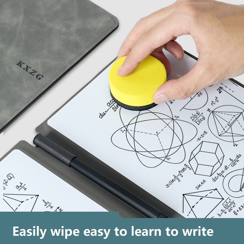 

Whiteboard Book Blackboard A5 Sticky Whiteboard Planner Reusable Notebook Set With Whiteboard Pen