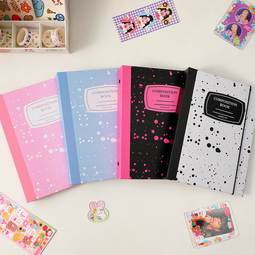 

Skysonic New Arrival A5 Ring Notebook Jounral Cover Ins Bandage Photocards Binder Collect Book Photo