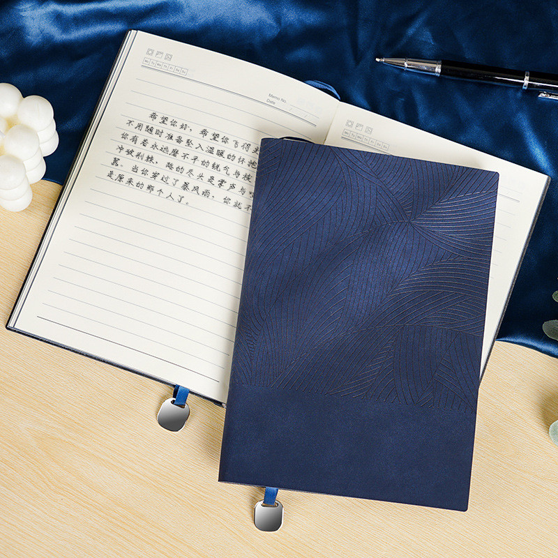 

Pattern Soft Leather Sheepskin High-End Business Notebook, Thick And Stylish Diary