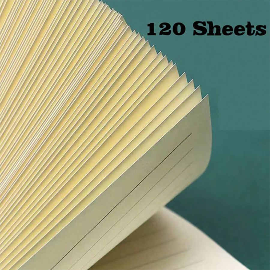 

A4 B5 A5 Thickened Coil Notebook Flipped Up 120 Sheets/240 Pages Line Notebook Notepad School Office