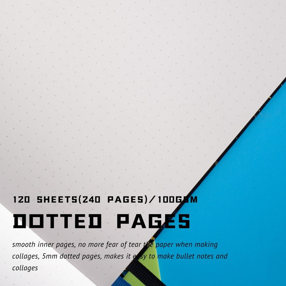 

B5 Starry Night Bullet Dotted Journal Van Gogh Hard Cover Planner Diary Notepad Travel Dot Grid