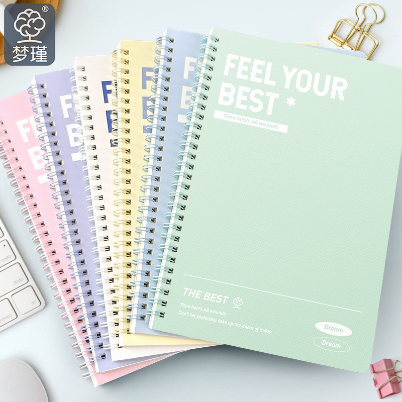 

A5 B5 Thickened Spiral Notebooks Perforated Pages Loose-Leaf Notebook For Students School Office