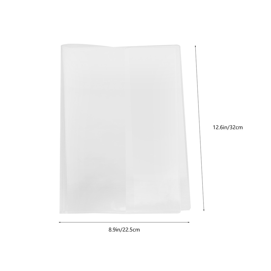 

2Pcs Pvc Covers Film For Book For A5 Notebooks Clear Transparent Book Films Dustproof Waterproof