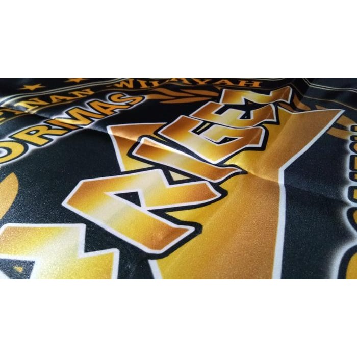 

Flagers - Cetak Bendera Custom Kain Satin Fullcolour Fullprint Ukuran 1M X 1.5M