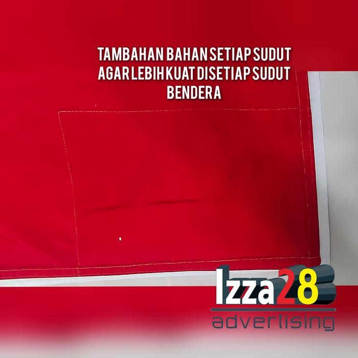 

Flagers - Bendera Merah Putih Bendera Indonesia Bahan Katun Sanwos Uk 120X180 Cm
