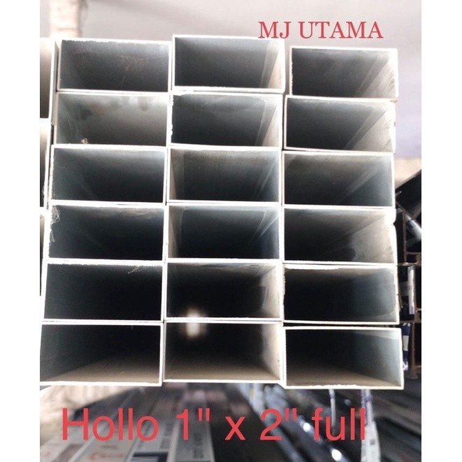 Bararoomkey_ Hollo 1 Inch X 2 Inch Hollo Jidar Alumunium