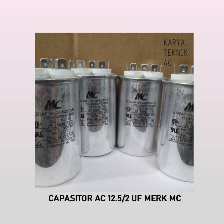 RB2233 CAPASITOR AC 12.5/2 UF MERK MC