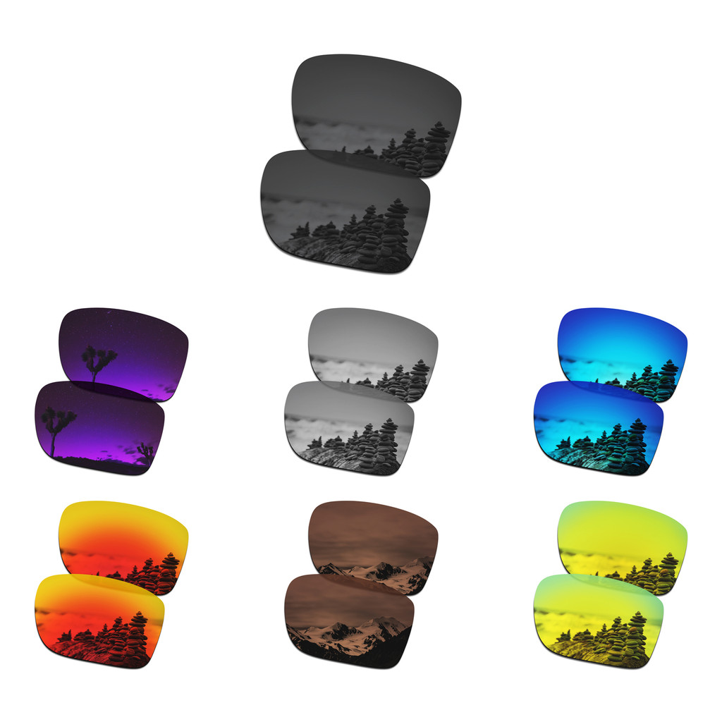 Smartvlt Polycarbonate Non-Polarized Replacement Lenses For Oakley Holbrook Metal Oo4123 Sunglasses