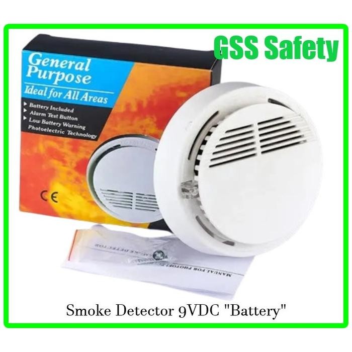 Rds - Smoke Detector Portable Pakai Battery Ss168