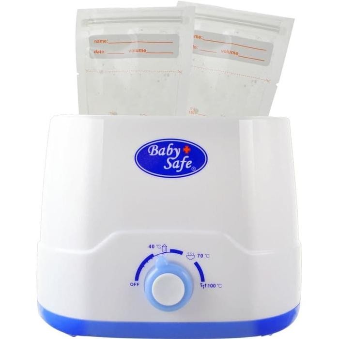 Baby Safe Twin Bottle Warmer Babysafe Alat Steril Botol Susu Bayi