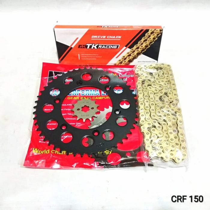 Gear Set 520 Crf 150 + Rantai Tk Racing