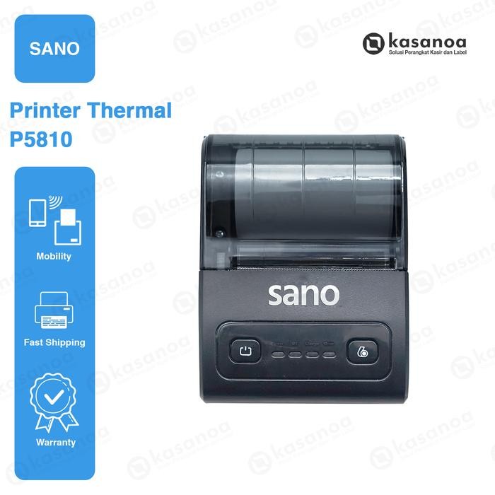 Kasanoa-Printer Struk Kasir Pos Sano P5810 Print Thermal Usb Bluetooth Tanpa Kabel