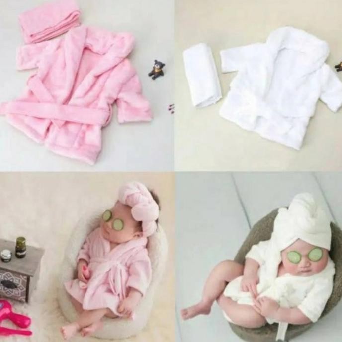 JWD KOSTUM HANDUK KIMONO LUCU UNTUK BAYI WW9