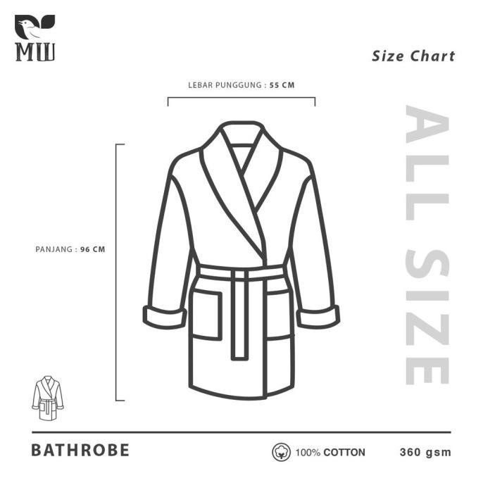 ready Terry Palmer Kimono Handuk Dewasa