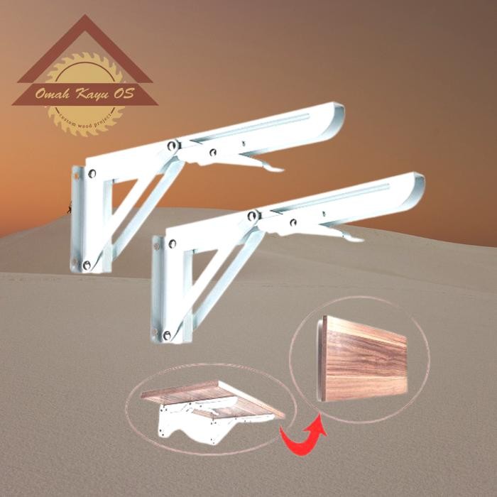 meja lipat dinding 100x50 gjah