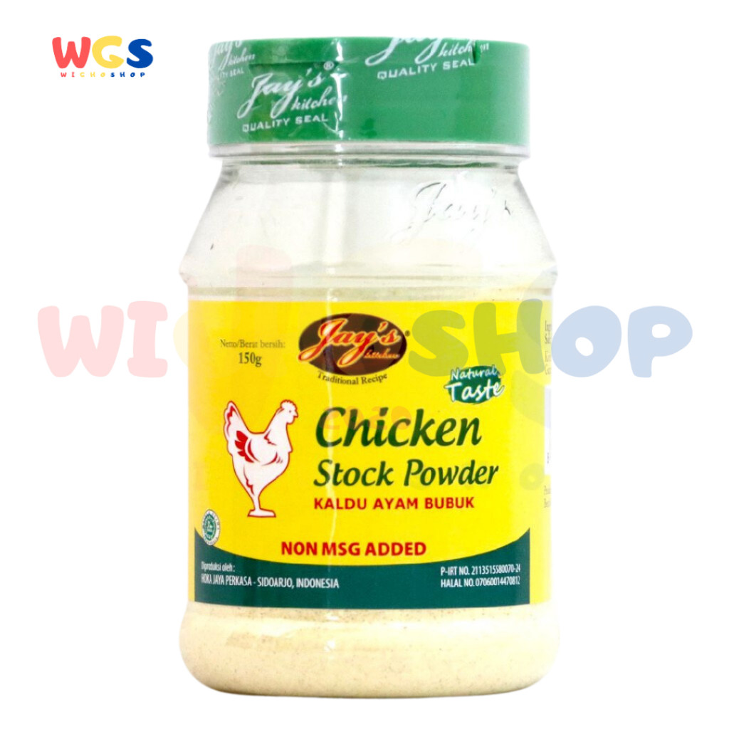 

READYY! Jay's Kitchen Jays Chicken Stock Powder Non MSG 150g - Kaldu Ayam Bubuk