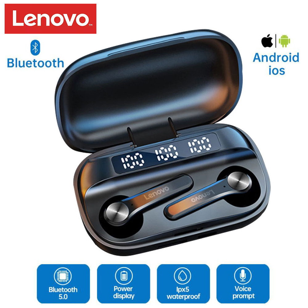 Original Lenovo QT81 TWS Wireless Headphone Stereo Sports Waterproof