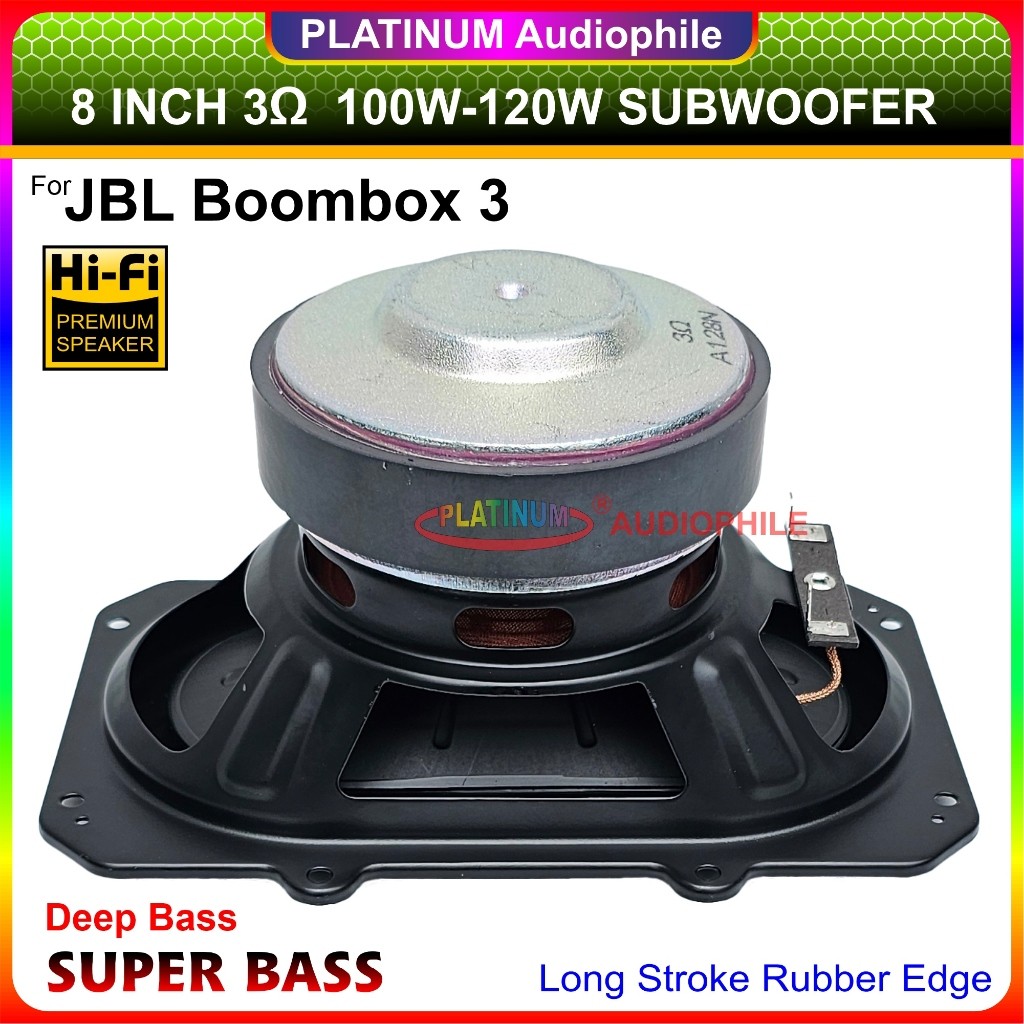 RB2233 Speaker JBL Boombox 3 Subwoofer Super Bass 8 inch Oval 3 ohm 100W-120W BB3