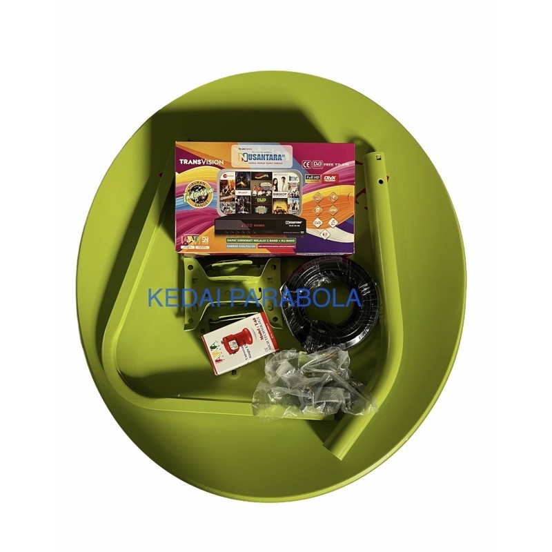 RB2233 Paket Parabola Dish 60x55 cm Nusantara hd