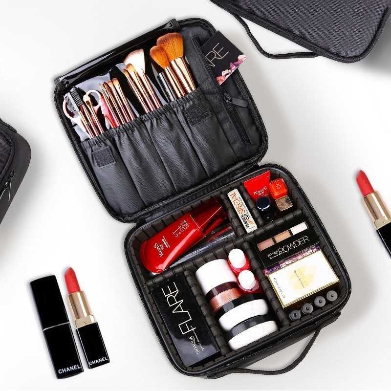

Tas Kosmetik Tas Organizer Make Up Travel Wanita Cosmetic Bag Make Up Travel Organizer Bag Women Warna Hitam Dimensi 40 x 29 x 14 cm