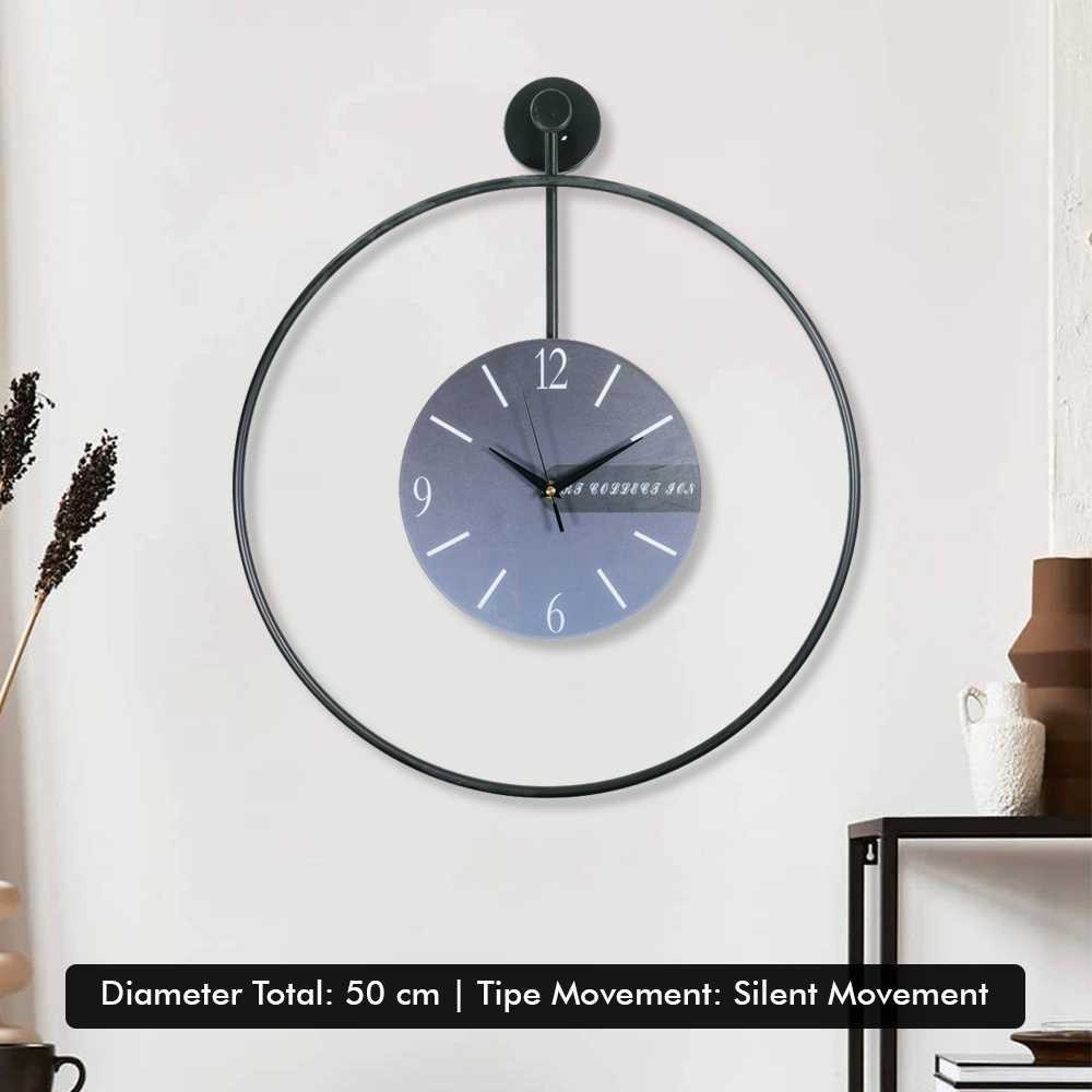

Jam Dinding DIY Jiali Gaya Eropa Jam Dinding Besar 50cm DIY Wall Clock Jiali European Style 50cm Large Wall Clock Warna Hitam