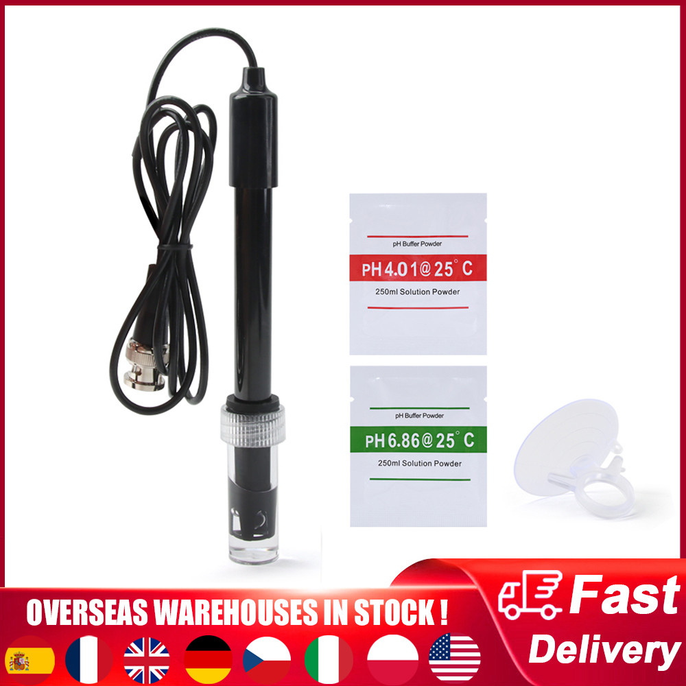 Ph-201 PH Pengganti Probe Akuarium Hidroponik Laboratorium Elektroda PH Meter Probe Konektor BNC PH 
