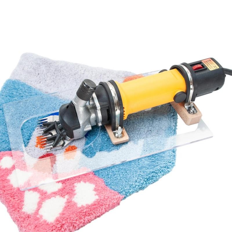 Braket Pemangkas Karpet Elektrik Panduan Geser Akrilik Padat untuk Aksesori Alat Perawatan Rumah Kan