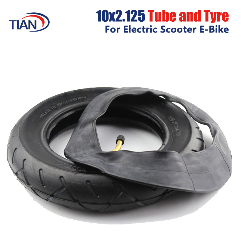 Ban Skuter Ban Hoverboard 10X2.125 Karet dengan Ban Dalam untuk 10 "Papan Hover F1 A8 Skuter Listrik