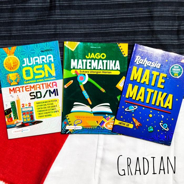 

PAKET 3 BUKU JUARA OSN MATEMATIKA,JAGO MATEMATIKA & RAHASIA MATEMATIKA