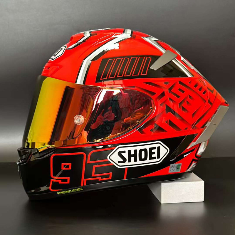 Helm Sepeda Motor Helm Full Face X-Spirit III Marquez 4 Kask X-Fourteen Helm Balap Sepeda Olahraga H