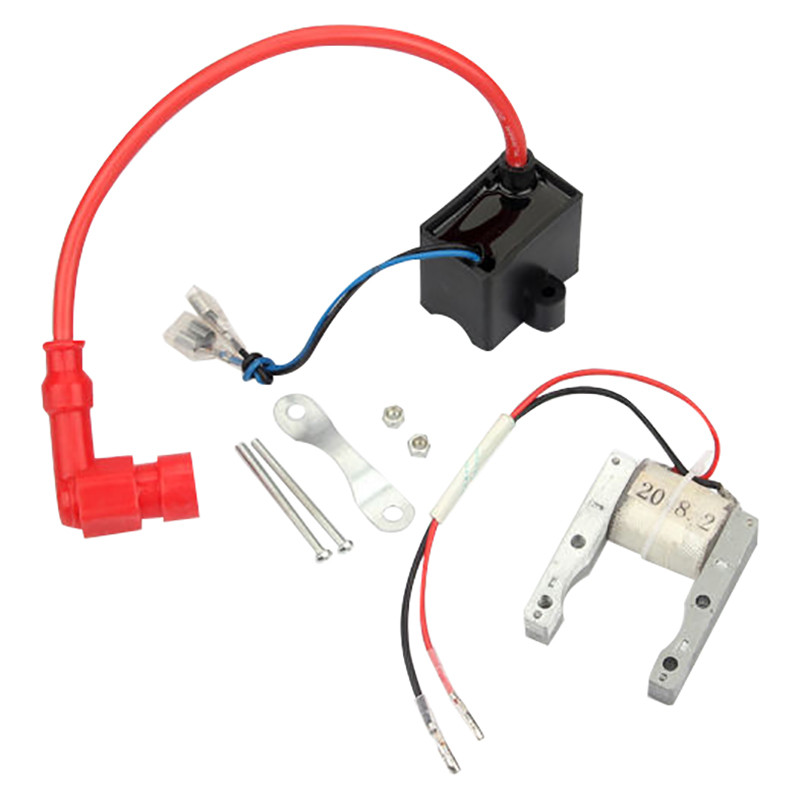 Koil Pengapian CDI Magneto untuk Sepeda Mesin 49cc 60cc 80cc Mesin Sepeda Bermotor Mesin 2 Tak