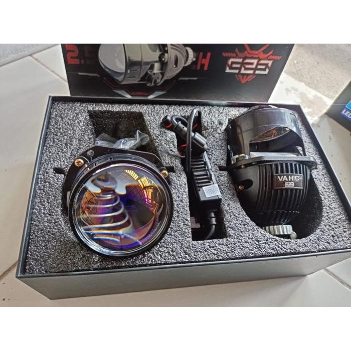 Projie Proji Projector Biled Vahid E23 2.5 Inch Purple Lens