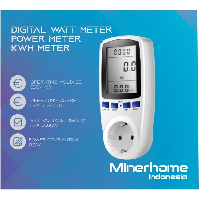 Ampere Meter Digital Kwh Meter