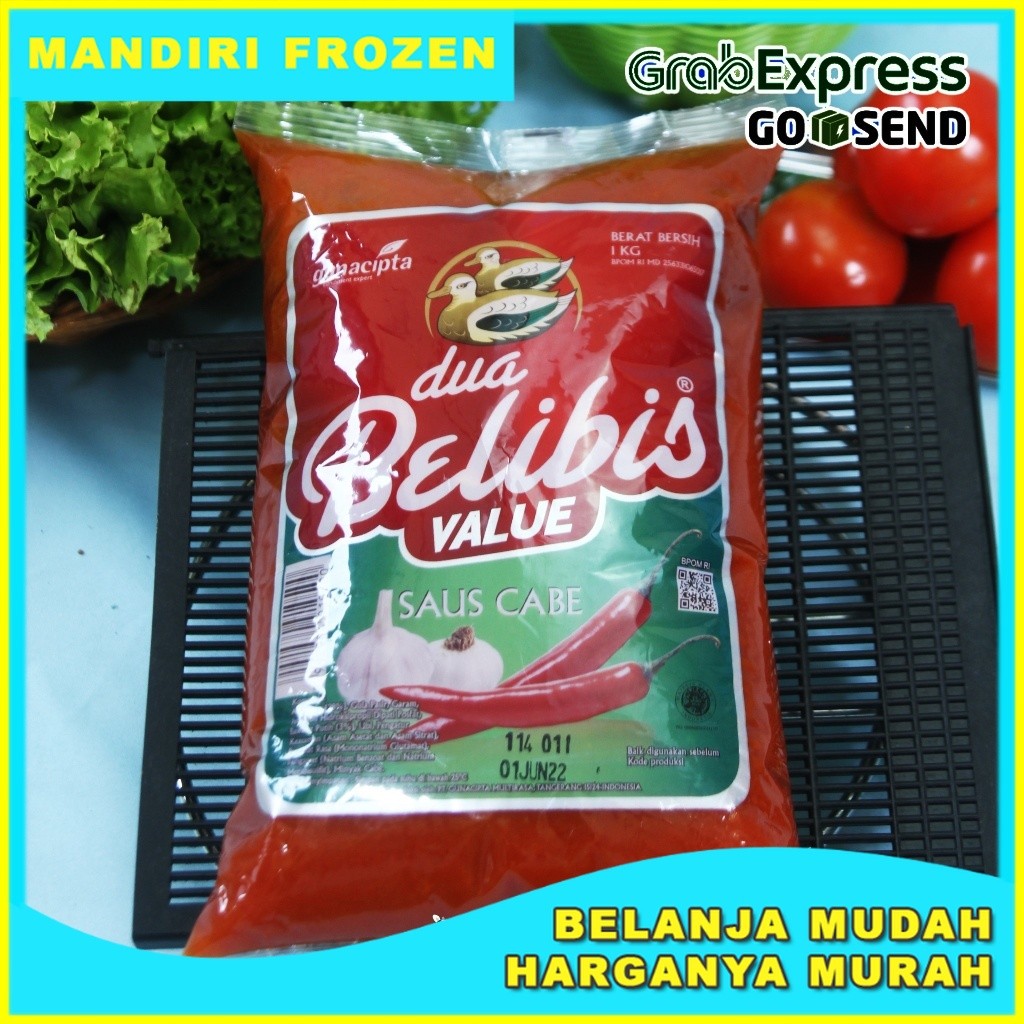 

SANS Saus Cabe Bantal Value BELIBIS 1kg - Kebutuhan Memasak Saus