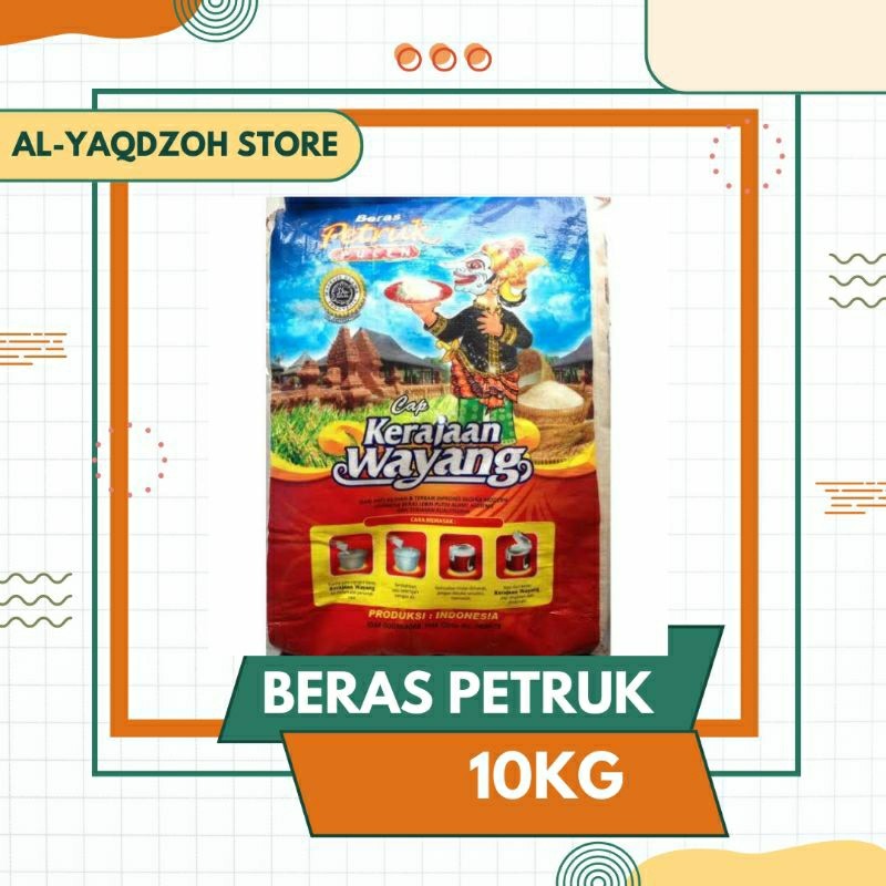 

SANS Beras Premium Petruk 10Kg PULEN & ENAK ASLI 100%