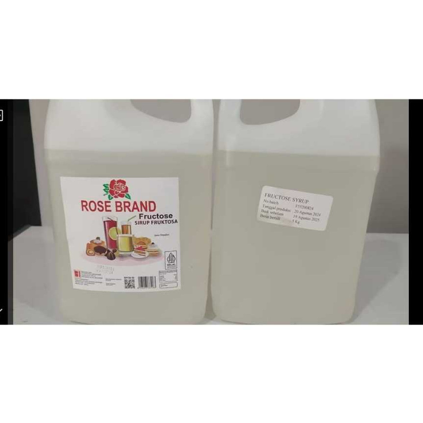 

SANS Rose Brand Gula Cair 5KG / Tangmi Simple Syrup Fructose Mixue 5L Sirup ORI Premium Murah