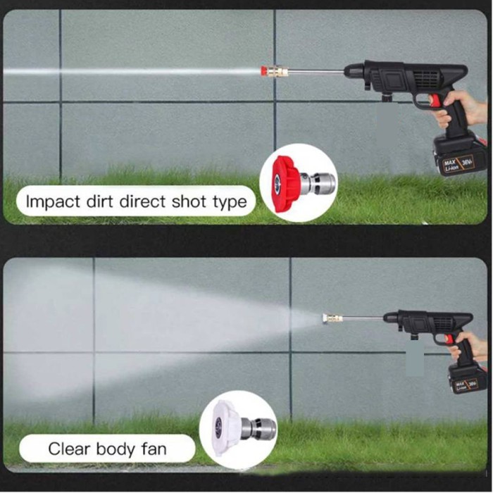 Mollar Jet Cleaner Baterai 24Vf 48Vf 72Vf / Semprotan Air Cordless