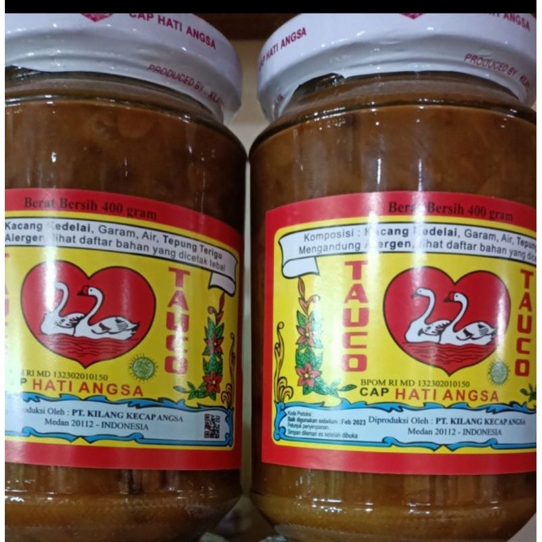 

SANS Tauco Cap Dua Hati Angsa/Tauco Medan Asli 400gr