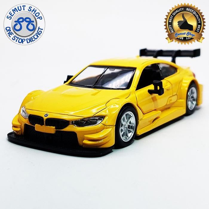 Terlaris Apolo Msz Bmw M4 Dtm Metalic Yellow Miniatur Mobil Bmw M4 Dtm