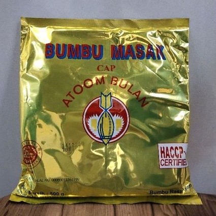 

RATU BUMBU MASAK CAP ATOOM BULAN / ATOM BULAN 500 GR