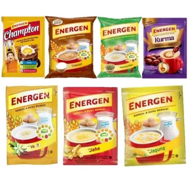 

RATU Energen sereal renceng isi 10 pcs/15 pcs/ 5 pcs
