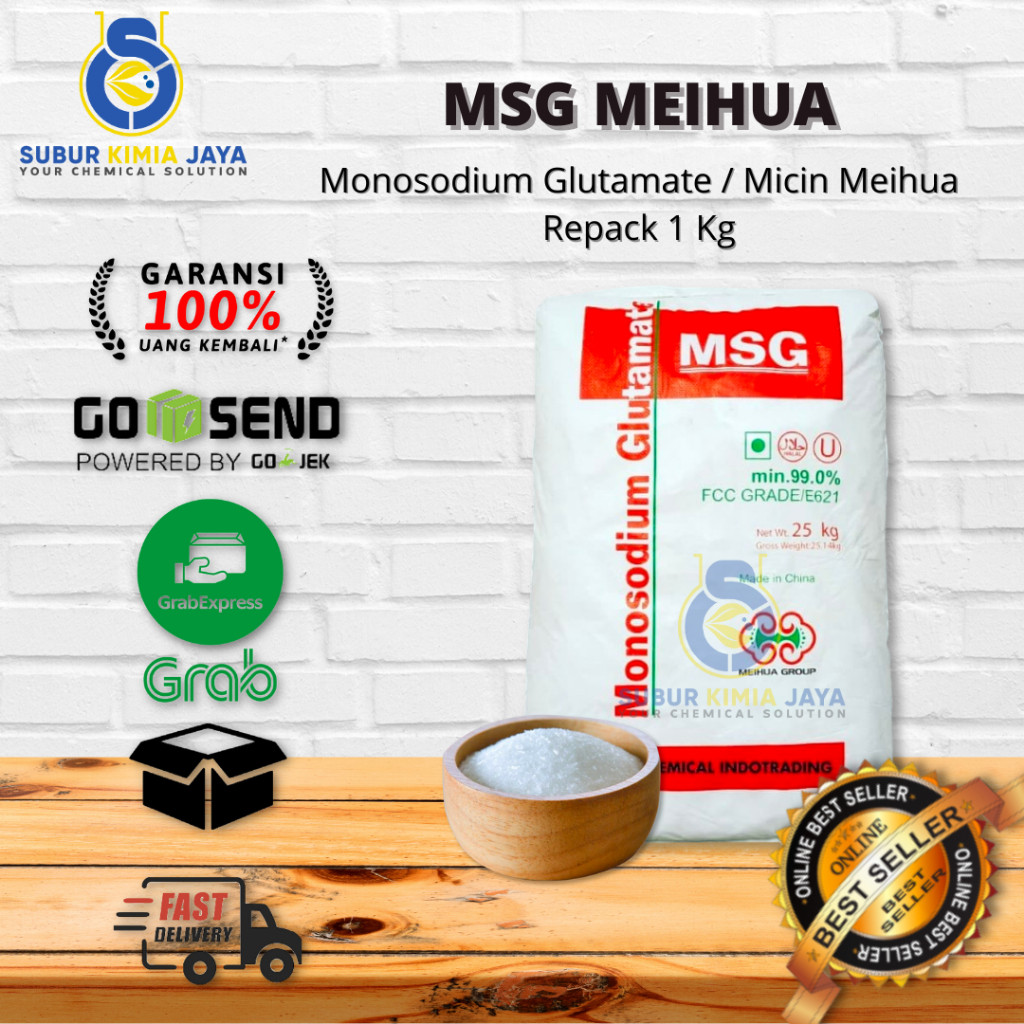 

RATU MSG / Micin Kristal / Monosodium Glutamate Meihua 1000 gr