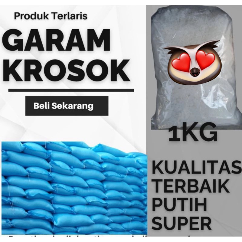 

RATU GARAM KROSOK 10KG - GARAM KASAR