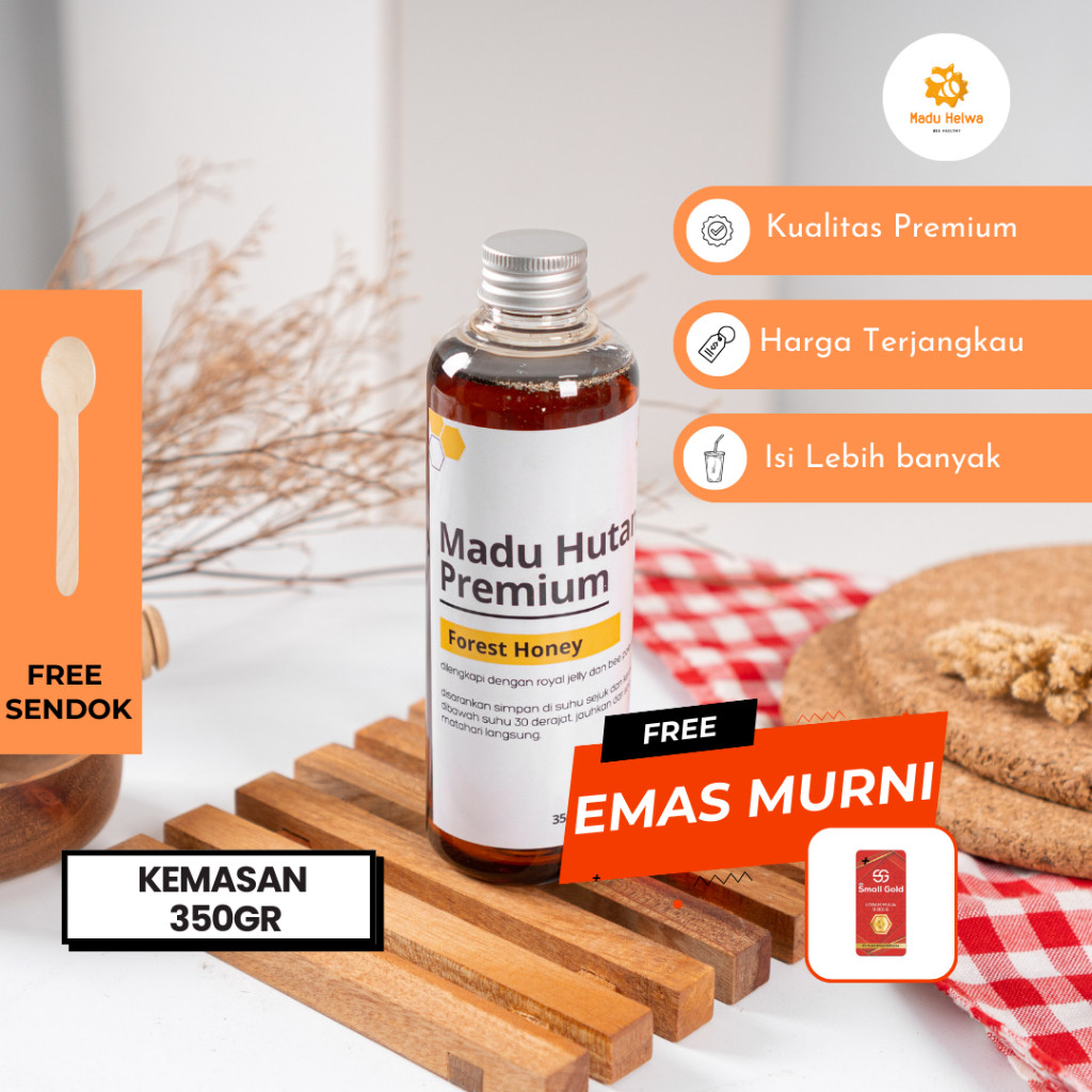 

RATU Madu Hutan Premium Kalimantan 350gr by madu helwa