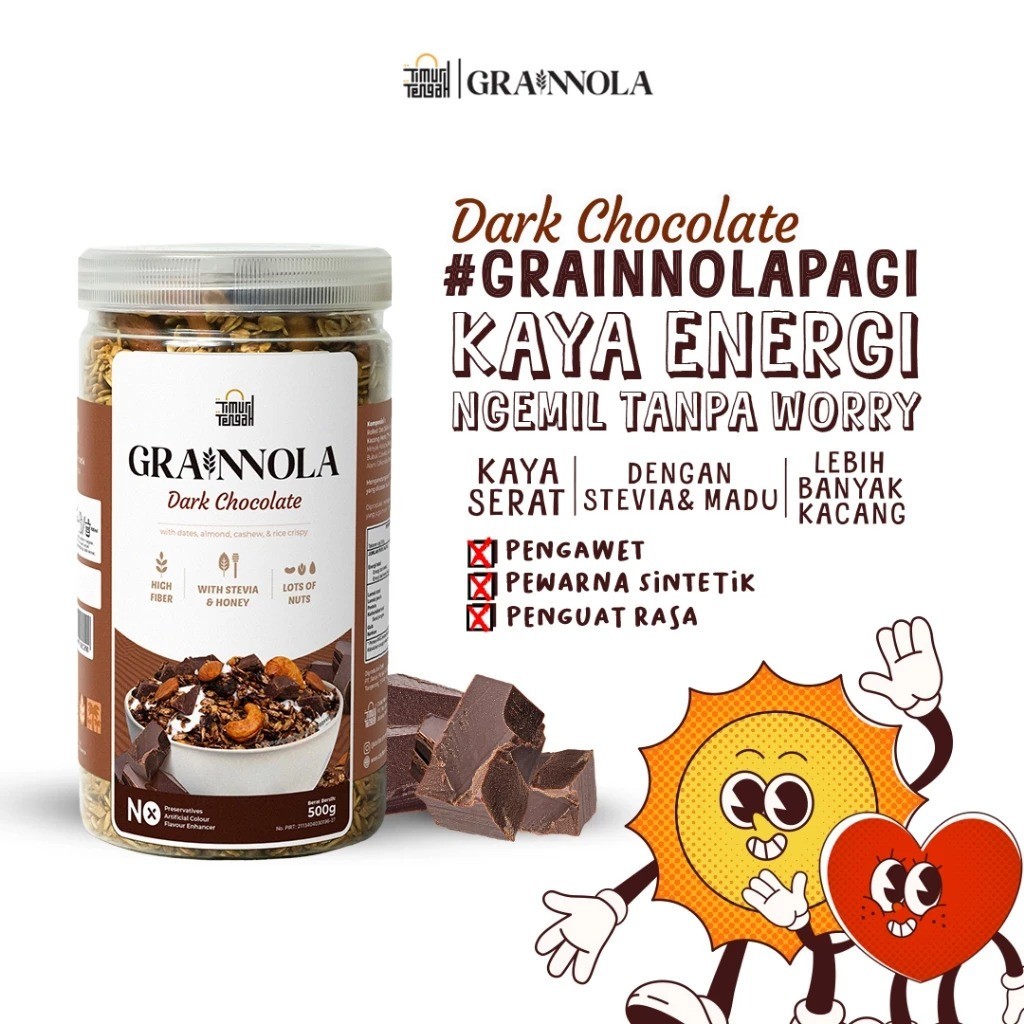 

RATU GRANOLA TIMUR TENGAH 500GR CEMILAN SEHAT RENDAH KALORI